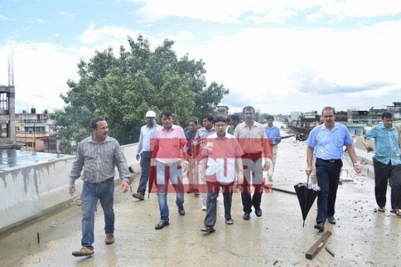 Badal Chowdhury visits Flyover : completion of Nov-2017 